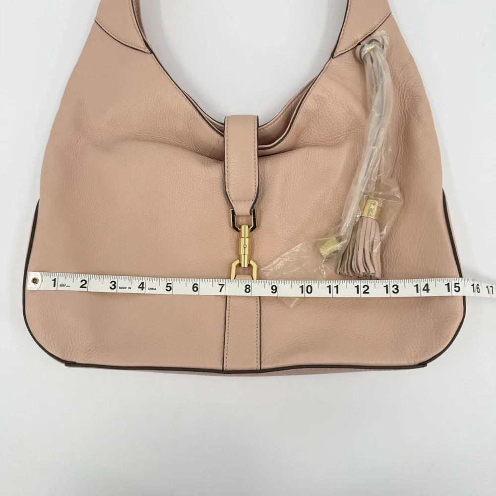 G.I.L.l. Classic Leather Hobo Verona Shoulder Bag in Blush Pink NWOT